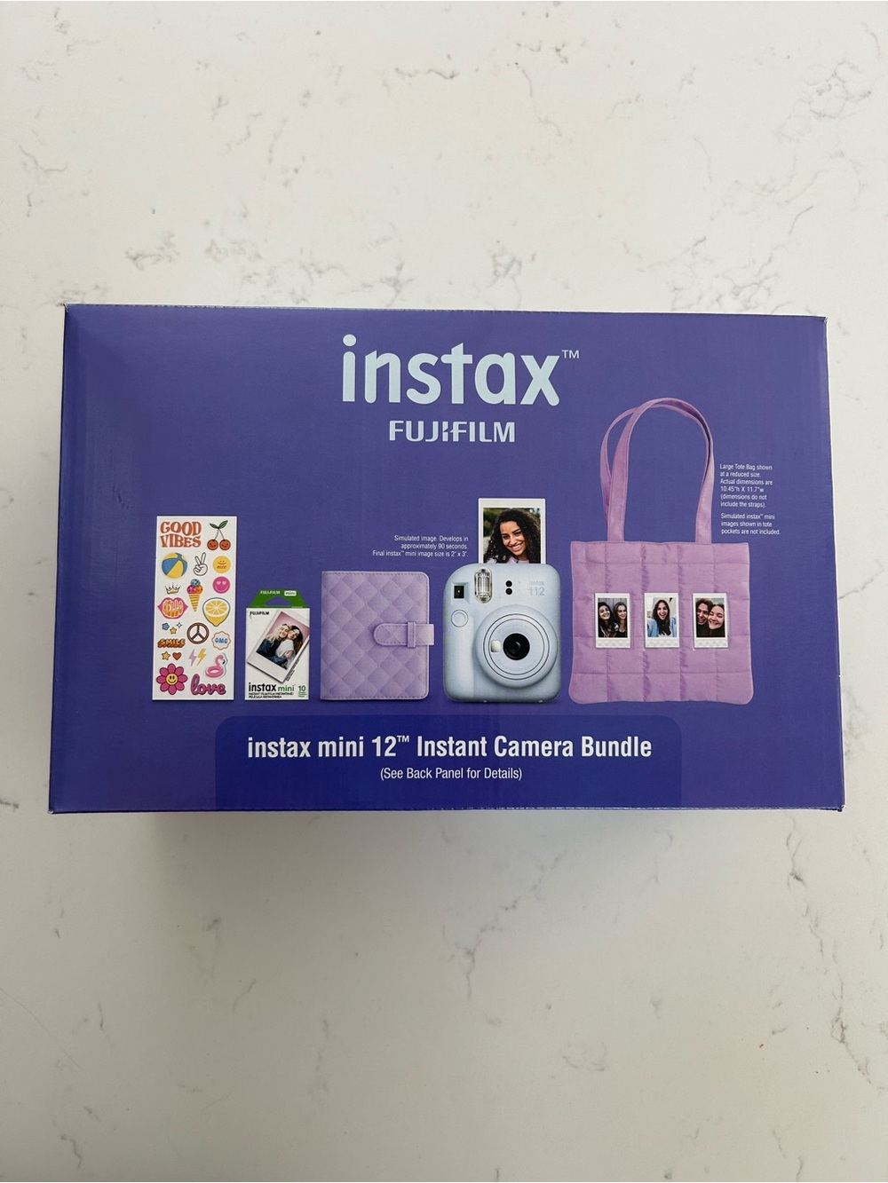 Fujifilm instax mini 12 Instant Camera Bundle - Light blue